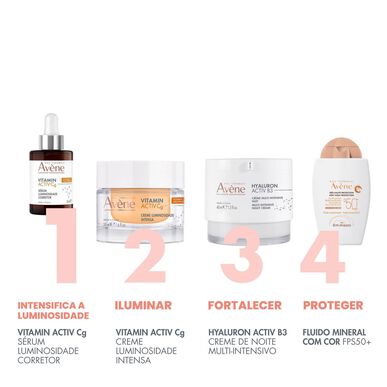 „Avène Vitamin Activ Cg Radiance Corrector“ serumas nuo raukšlių, skaistinamasis serumas su vitaminu C, 30 ml