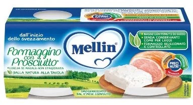 MELLIN Mellin HOMOGENEIZADO 2 X 80 G Queijo e presunto