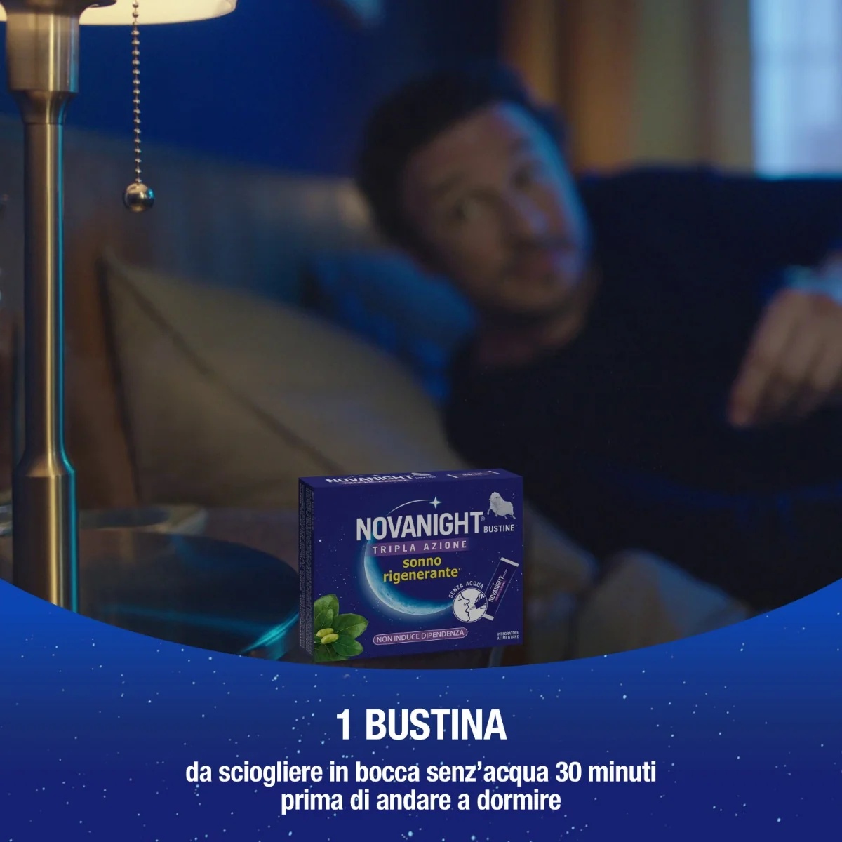 NOVENIGHT Novanight 20 sachês Triplo efeito Suplemento alimentar para dormir