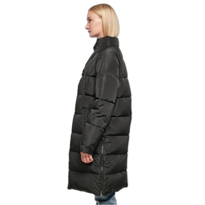 Giacca imbottita da donna - URBAN CLASSICS - Nera - Collo alto - Comoda - 100% poliestere