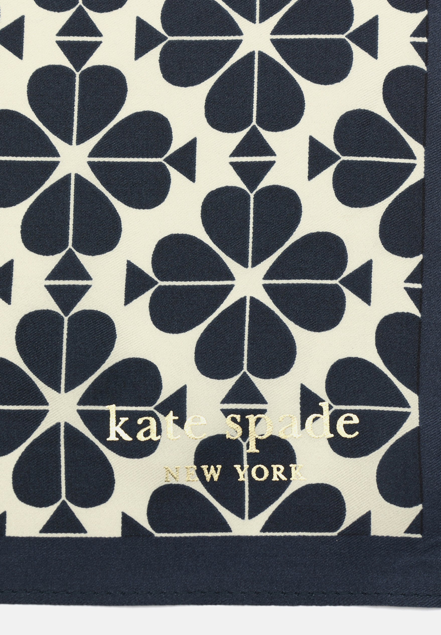 Kate Spade New York Flower Stripe - Foulard - inktvisinkt