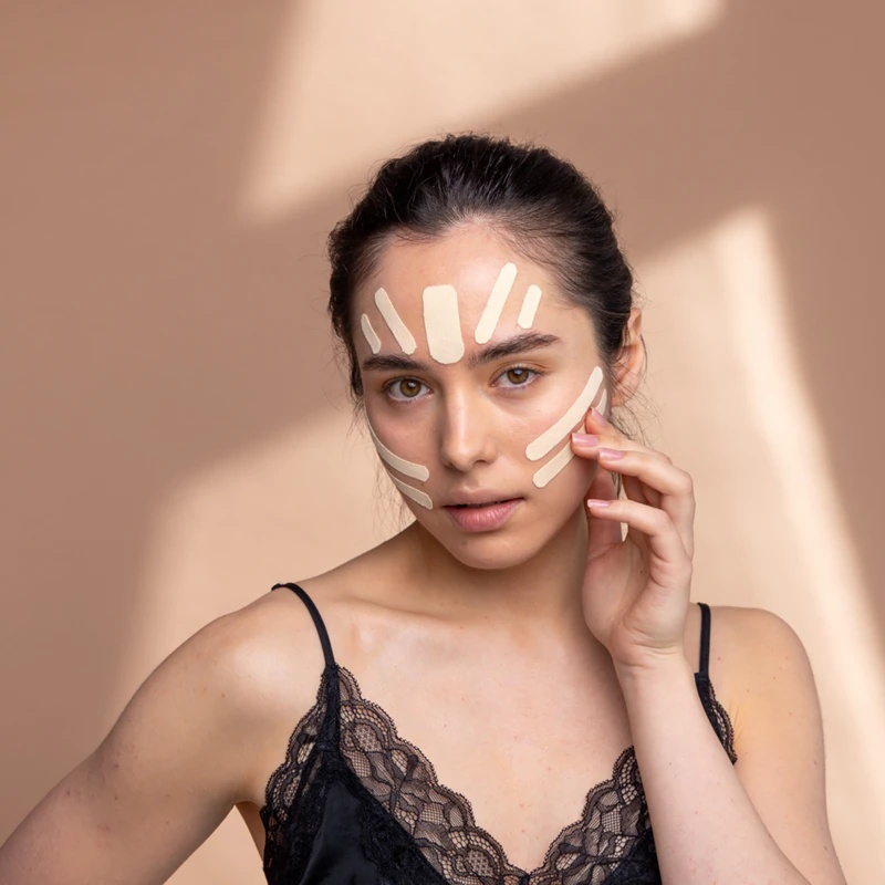 „CureTape® Beauty“ medicininė veido teipavimo juosta