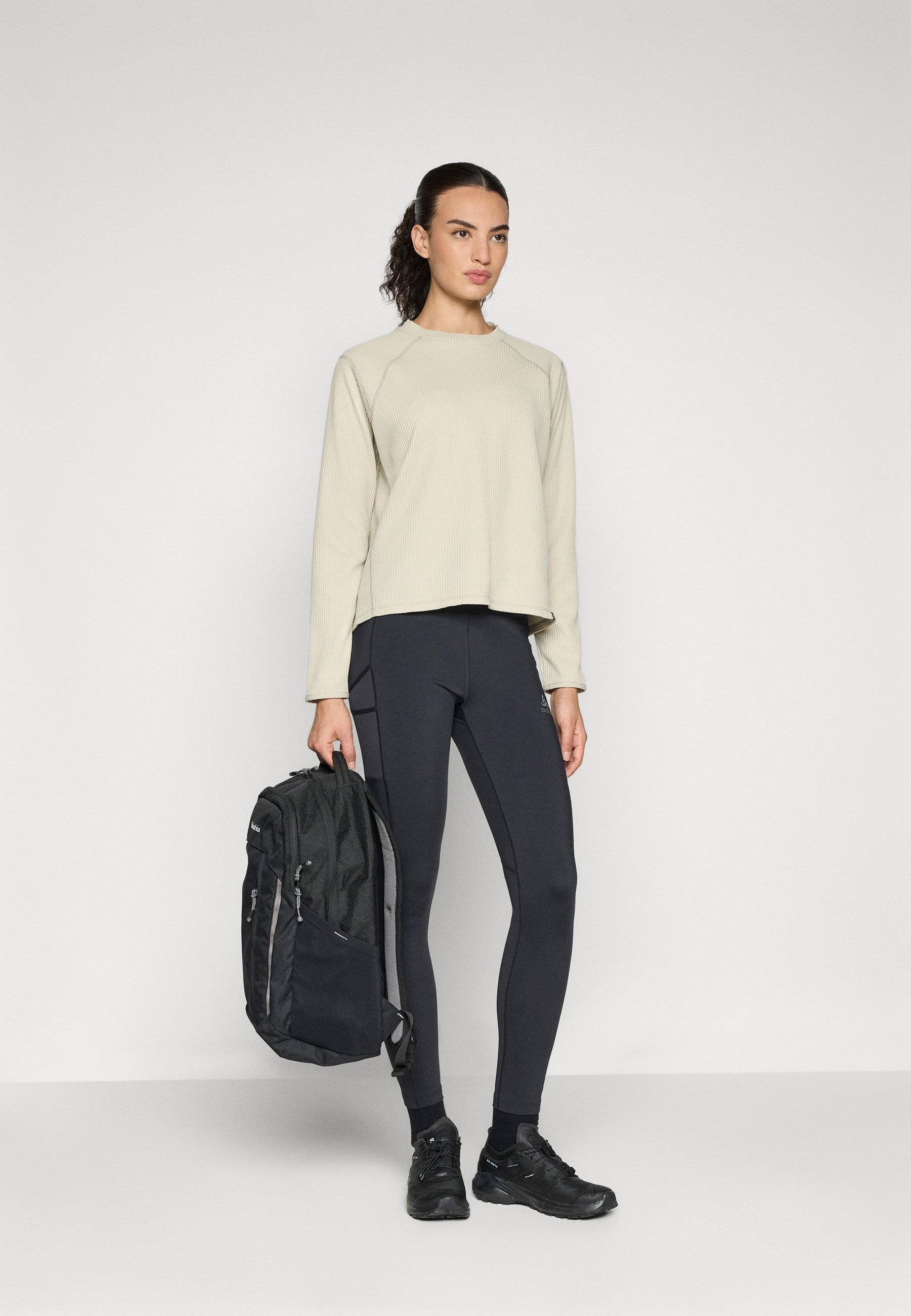 ODLO MID LAYER CUBIC - Maglia a maniche lunghe - grigio agata