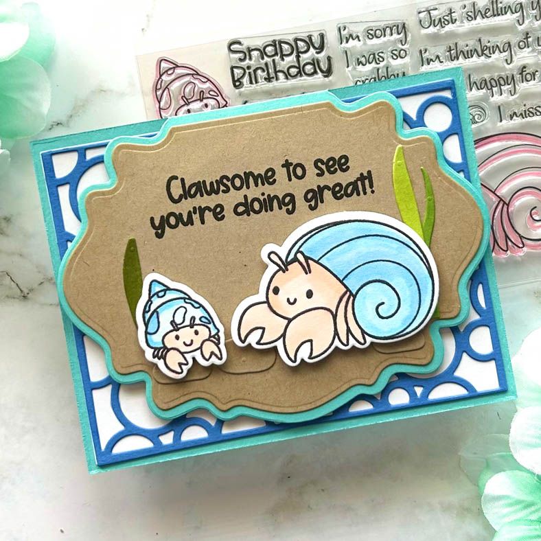 Hermit Crabs Clear Stamp Set