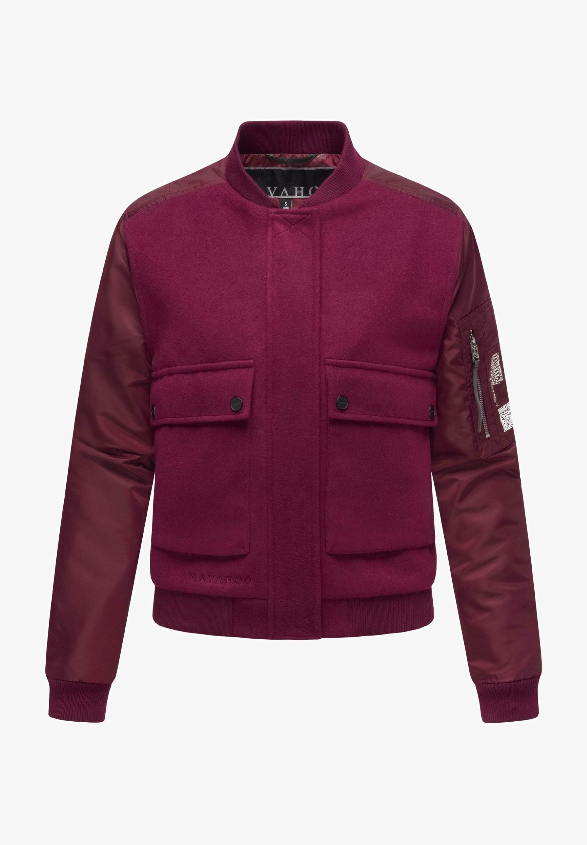 Blouson aviateur Navahoo - rouge foncé chiné