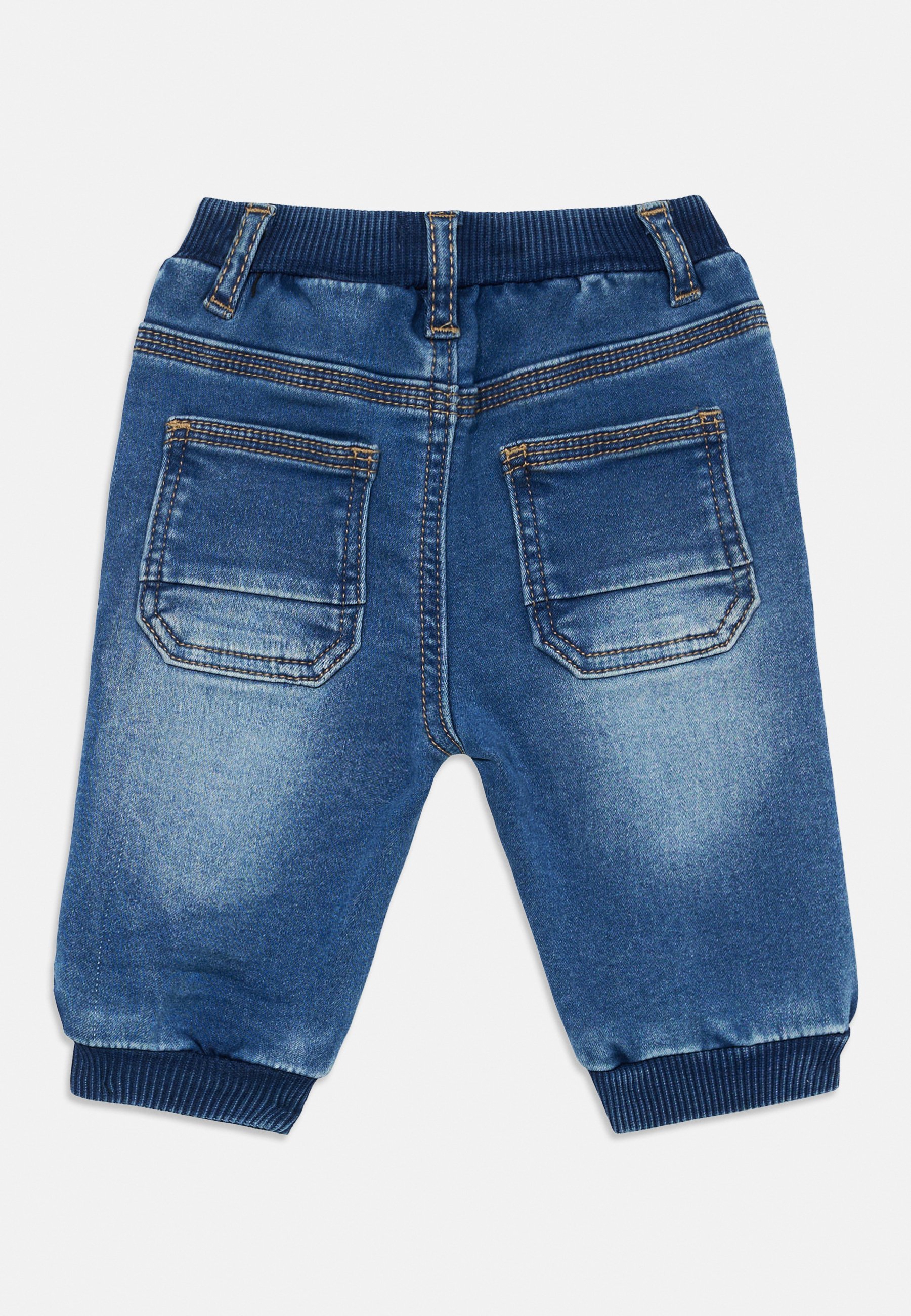 Naam: NBMBEN FLEECE - Jeans Tapered Fit - mediumblauwe denim