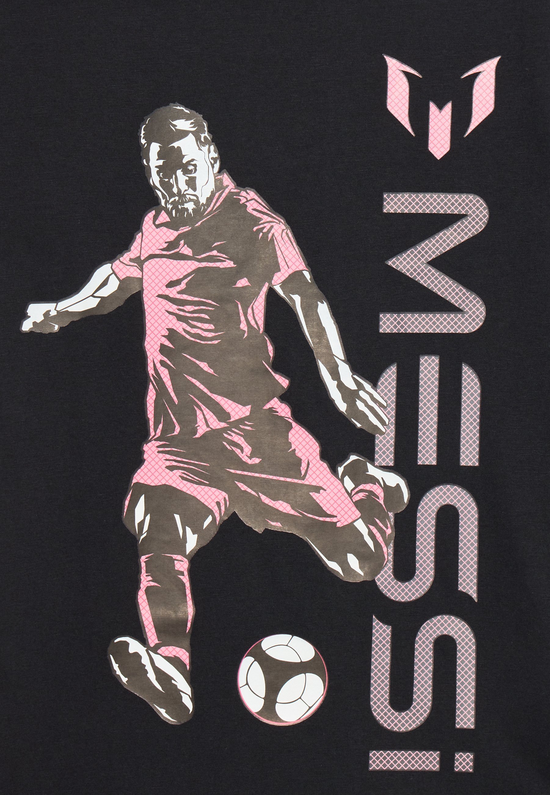 MESSI T-skjorte med trykk - svart