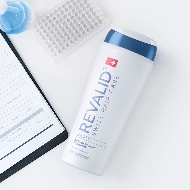 Revalid Shampoo Anticaspa, shampoo calmante para couro cabeludo sensível.