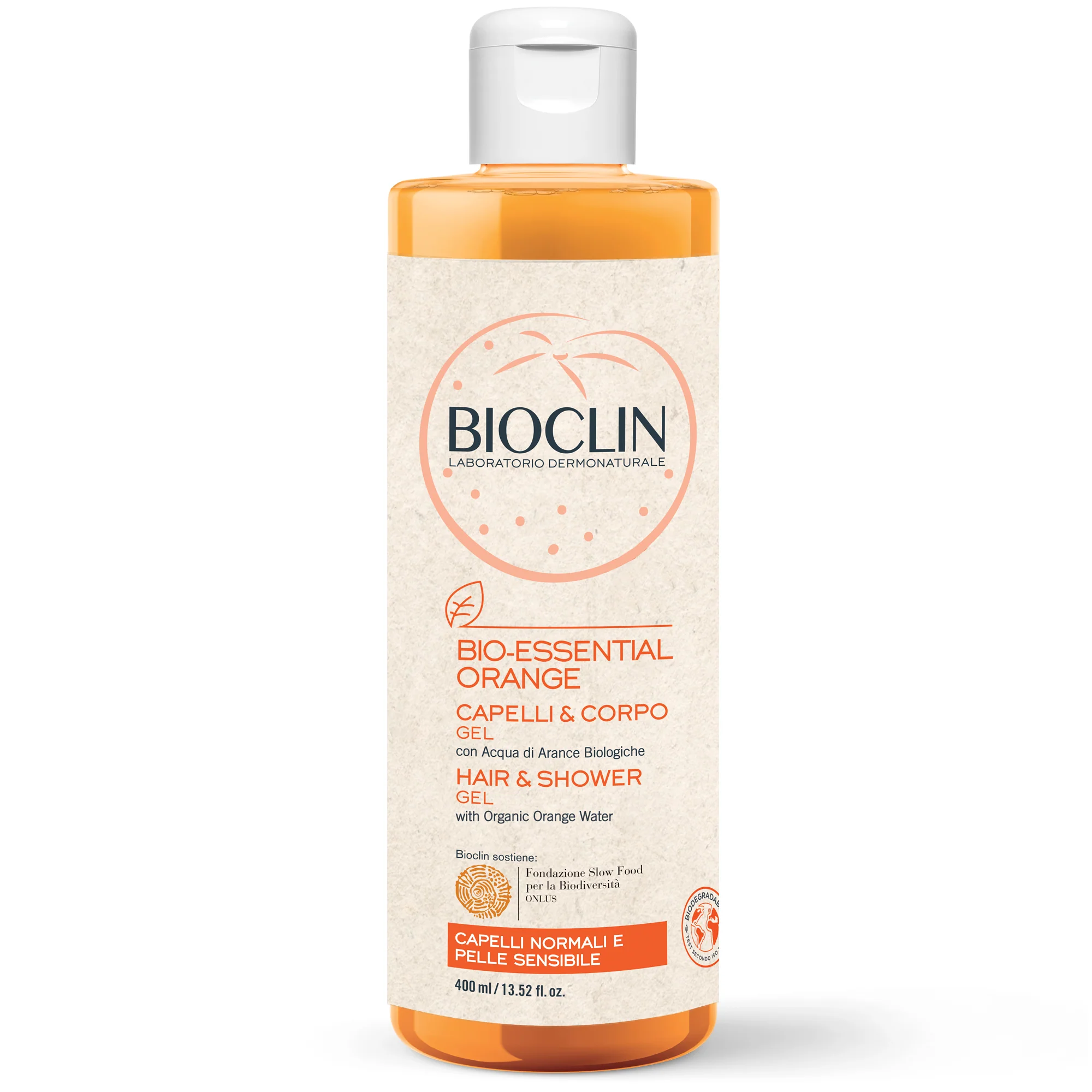 Corpo Bio-Essential Orange Hair & Shower Gel - Bagno e Doccia