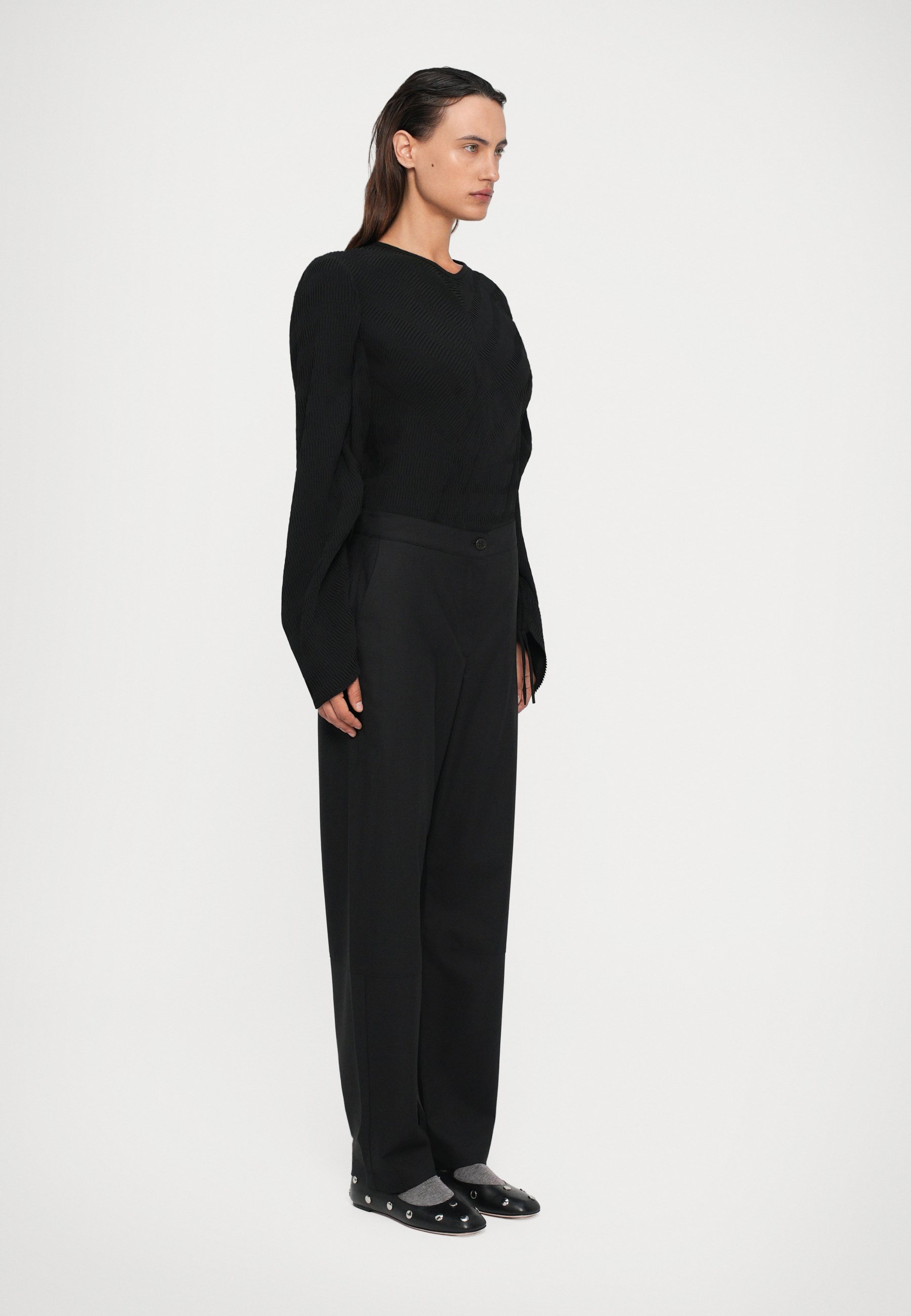 Henrik Vibskov BANANA PANTS - Spodnie - black