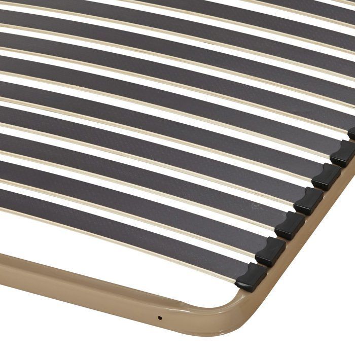 Sommier + jeu de pieds 90x190 C224 24 lattes
