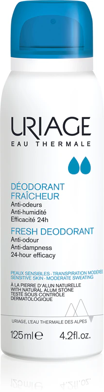 Deodorant ve spreji Uriage Hygiène Fresh Deodorant pro 24hodinovou ochranu