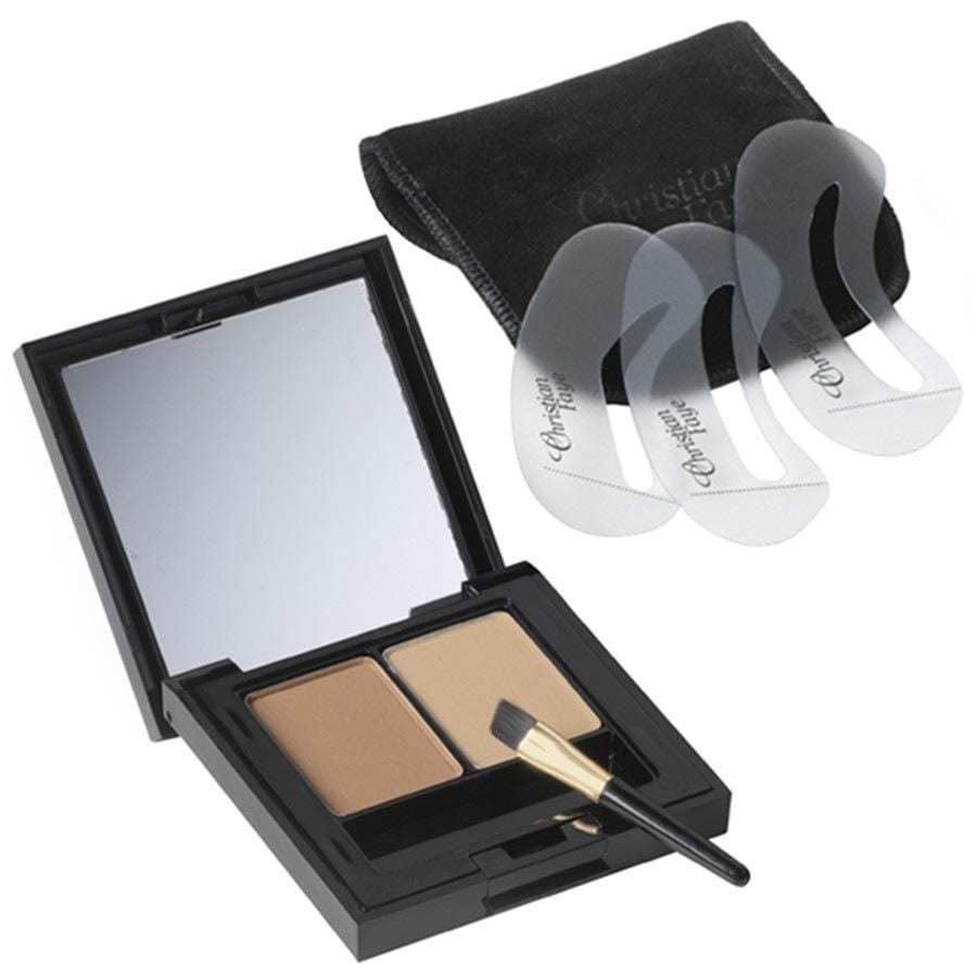 Christian Faye Augenbrauenpuder Augenbrauen-Make-up-Duo – 3 g