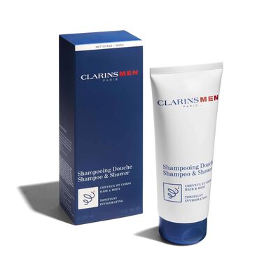 Clarins miesten hius- ja vartaloshampoo, 200 ml