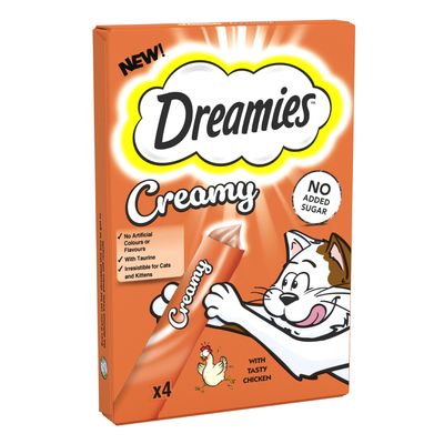Dreamies Romige Snacks met Heerlijke Kip