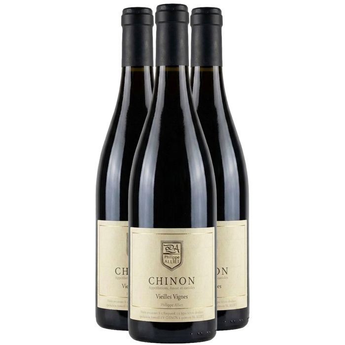 Domaine Philippe Alliet Chinon Vieilles Vignes Magnum 2022 - Vin Rouge du Val de Loire (3x150cl)