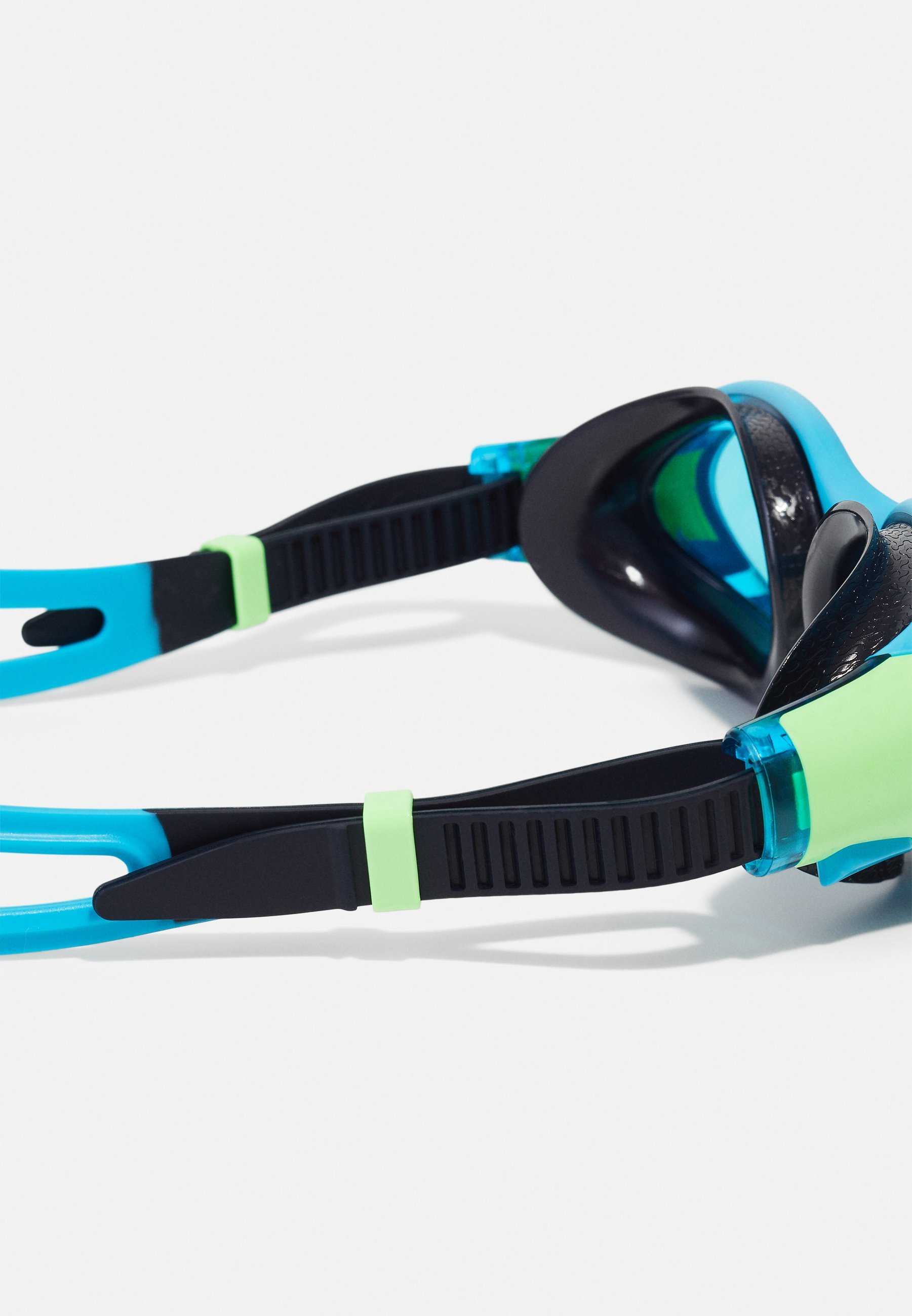 Occhialini Speedo BIOFUSE JUNIOR UNISEX - Blu ipersonico/Blu navy/Verde luminescente/Blu