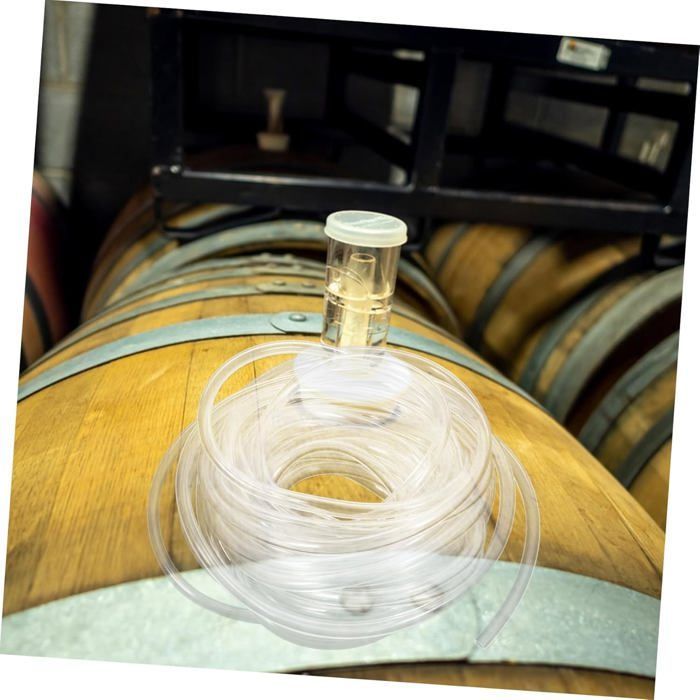 Mangueira flexível de PVC de alta pressão de 10 m – Tubo durável para fabricação caseira de cerveja e kit de distribuição de cerveja, diâmetro interno de 5 x 7 mm.
