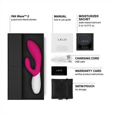 Lelo Ina Wave 2 Cerise -vibraattori 1 kpl 1 kpl