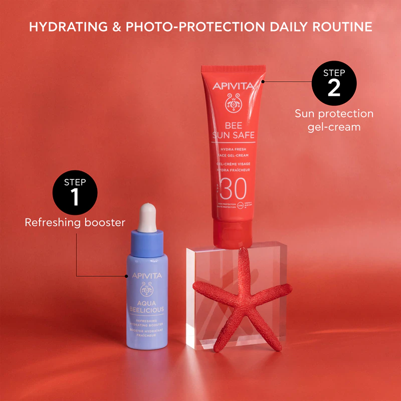 Apivita Bee Sun Safe Hydra Fresh pleťový gél-krém SPF30