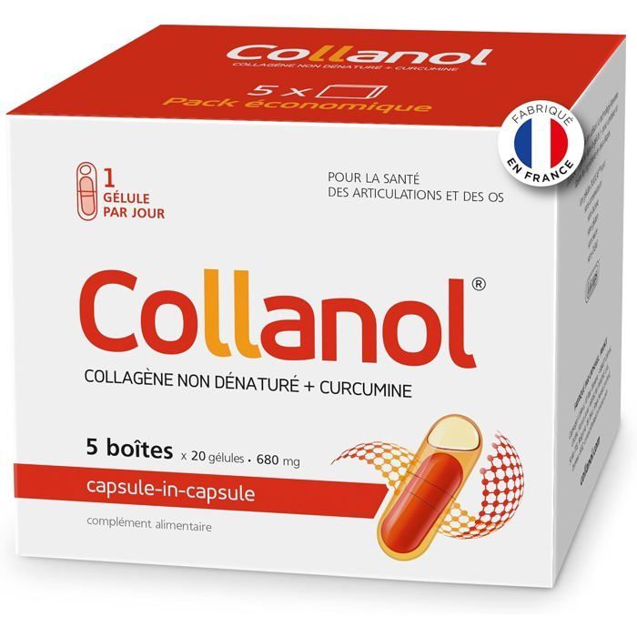 Collanol – an innovation in healthy joint care. Liquid formula. 3D Collagen. Turmeric Micellar Extract - 100 Capsules