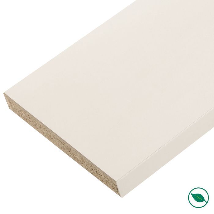 Plan de travail stratifié Blanc 1800 x 600 x 28 mm - PEFC 75% - Gamme Essentiel FORESTEA Dimensions : 1800 mm x 600 mm x 28 mm