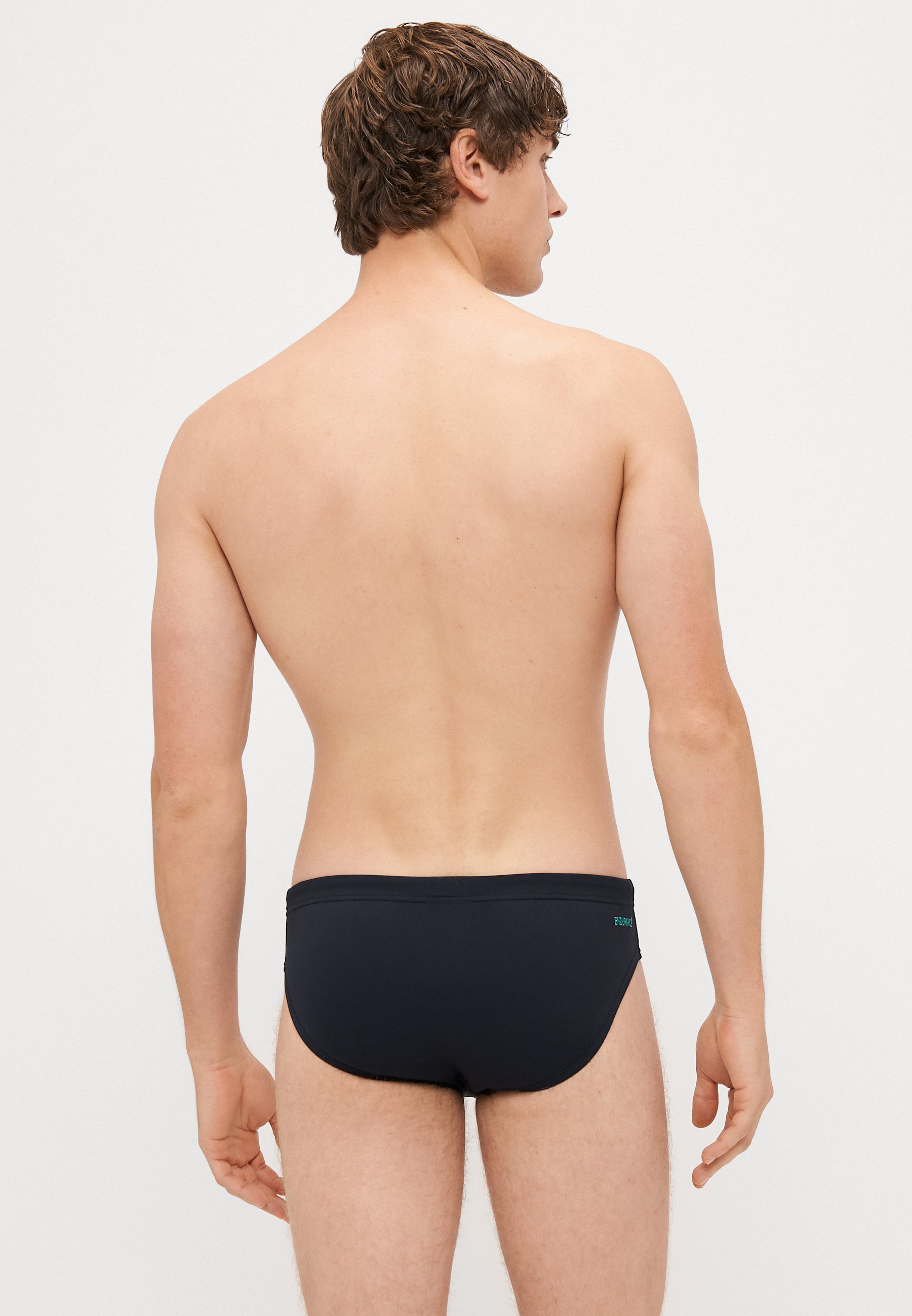 Speedo END TECH PANEL - Plavky - black/turquoise gem