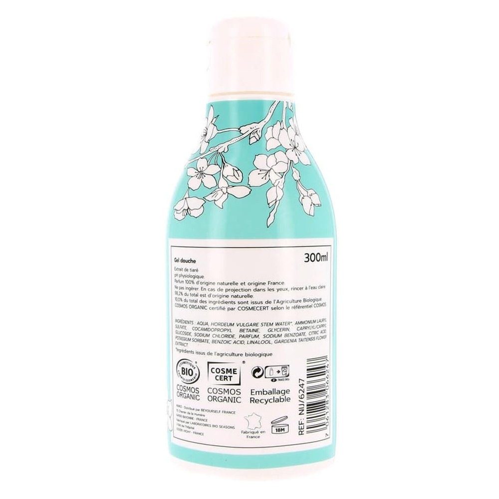 NIJIKO Gel Douche Bio Monoï Tiaré