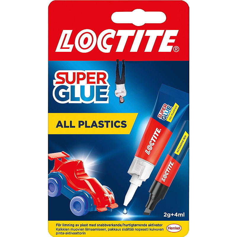 Loctite Superlijm 2 g 4 ml alle soorten plastic Loctite