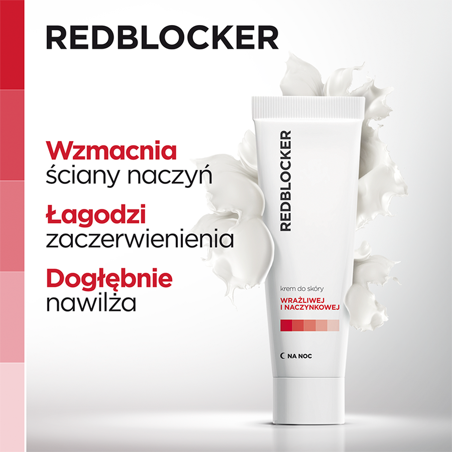 Crema facial de noche Redblocker para piel sensible 50 ml