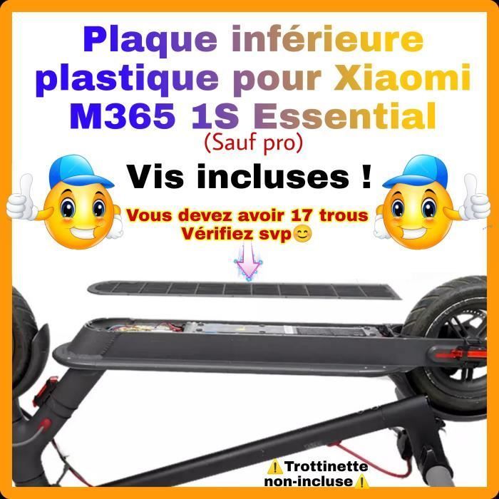 Plastic plate for Xiaomi M365 1S and Essential - Xiaomi brand - Scooter protection - Grey color