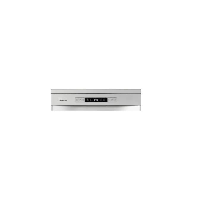 Lavavajillas HISENSE HS622E10X de 60 cm - Gris - 2 brazos rociadores - 4 zonas de rociado