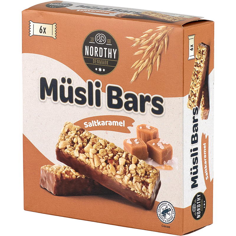 Müslibar 6-pak Saltet karamel