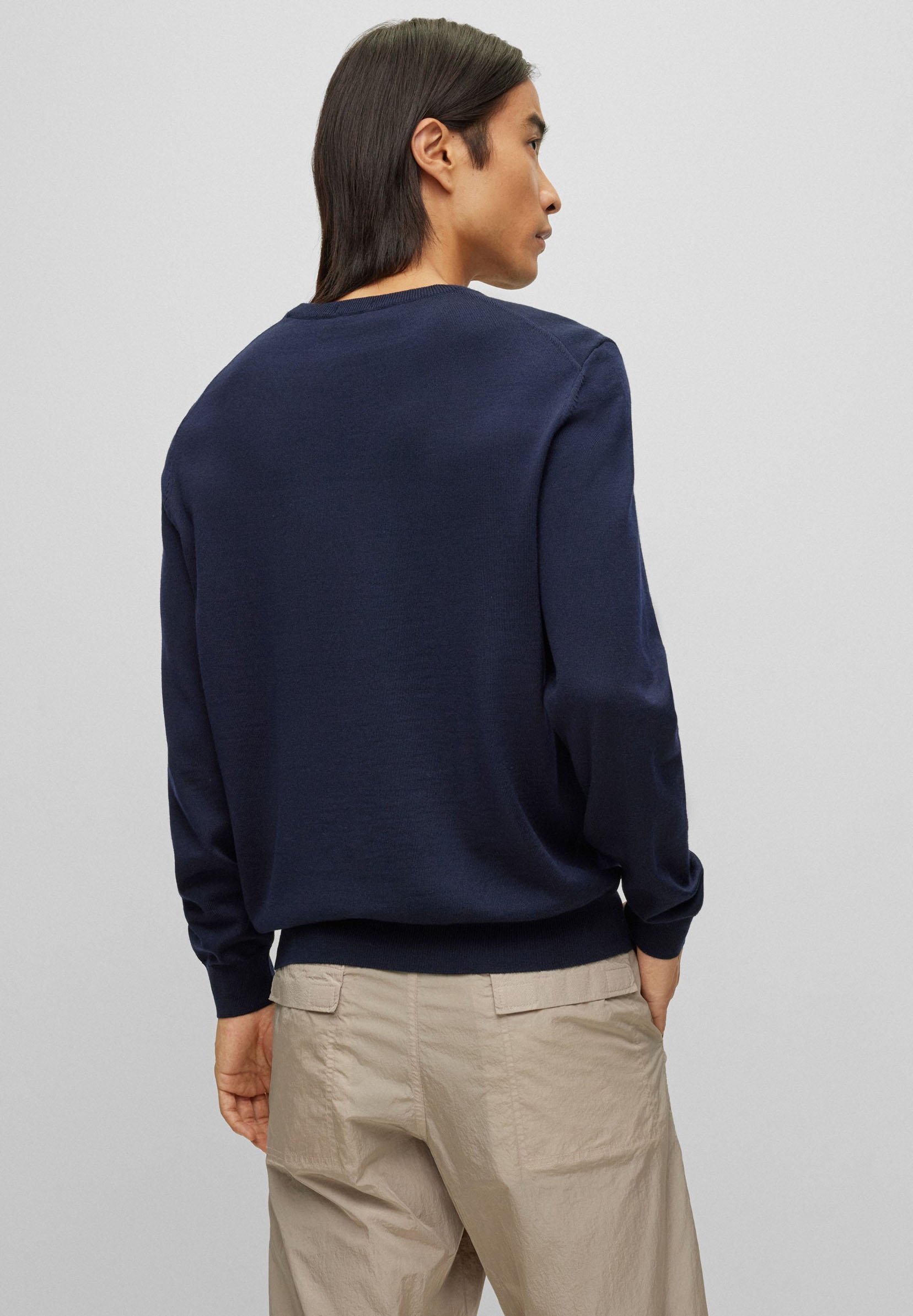 BOSS BARAM - Pull - bleu foncé quatre