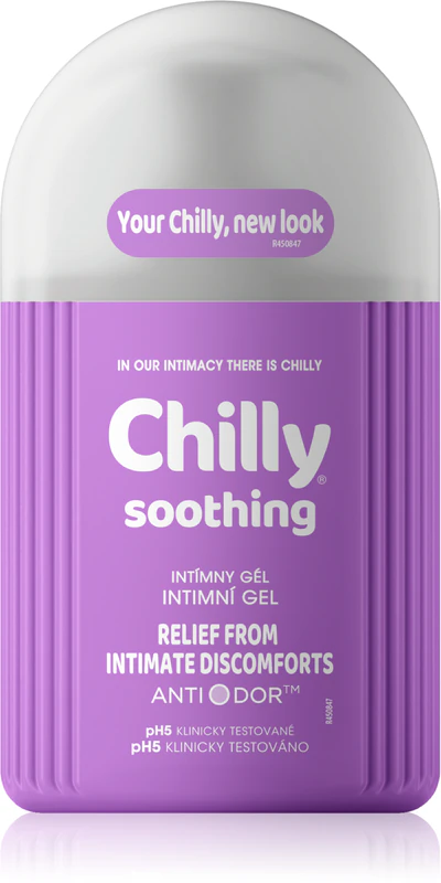 Gel de higiene íntima refrescante e calmante