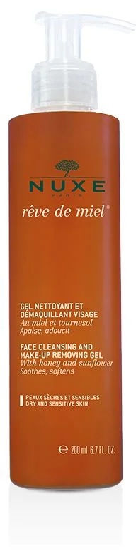 NUXE Nuxe Rêve de Miel meigieemaldusgeel 200 ml Kuivale ja tundlikule nahale