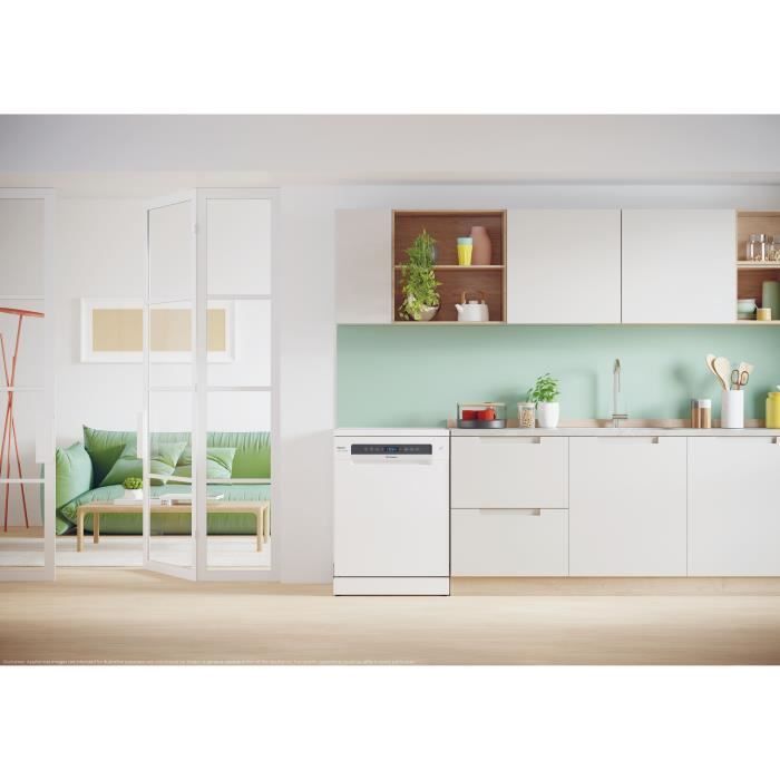 CANDY CF6C4F2W Rapido vrijstaande vaatwasser - 16 couverts - 44 dB - Maxi Tub - Aangesloten - Wit