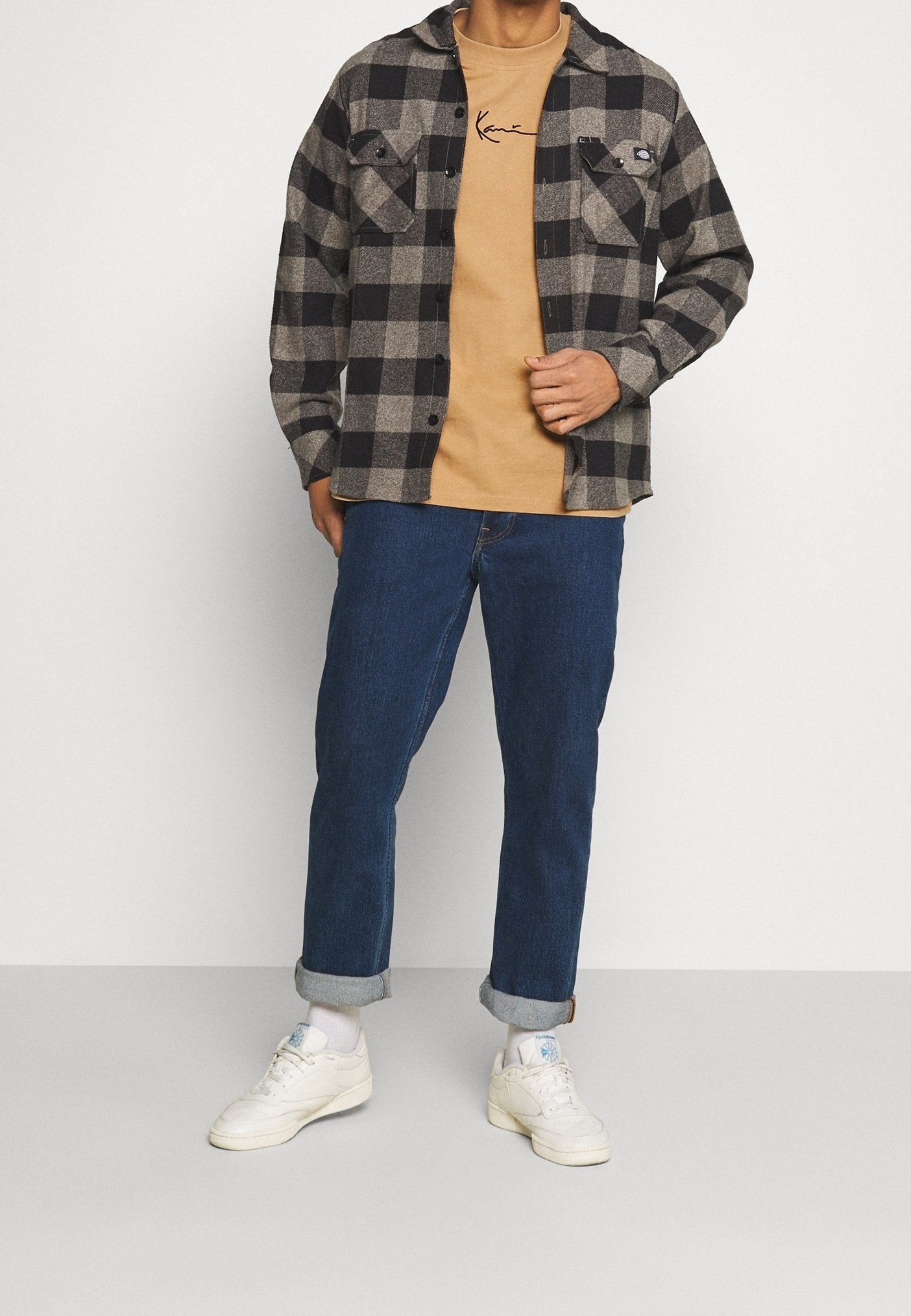 Karl Kani print T-shirt - beige