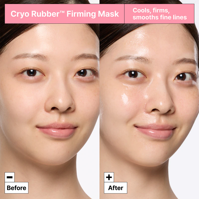 Dr. Jart+ Cryo Rubber™ Verstevigend Masker: hydrogelmasker met intensief huidverstevigend effect.