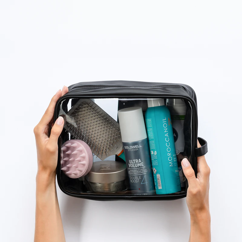 Priehľadná kozmetická taštička Notino Travel Collection Extra Large Clear Organizer