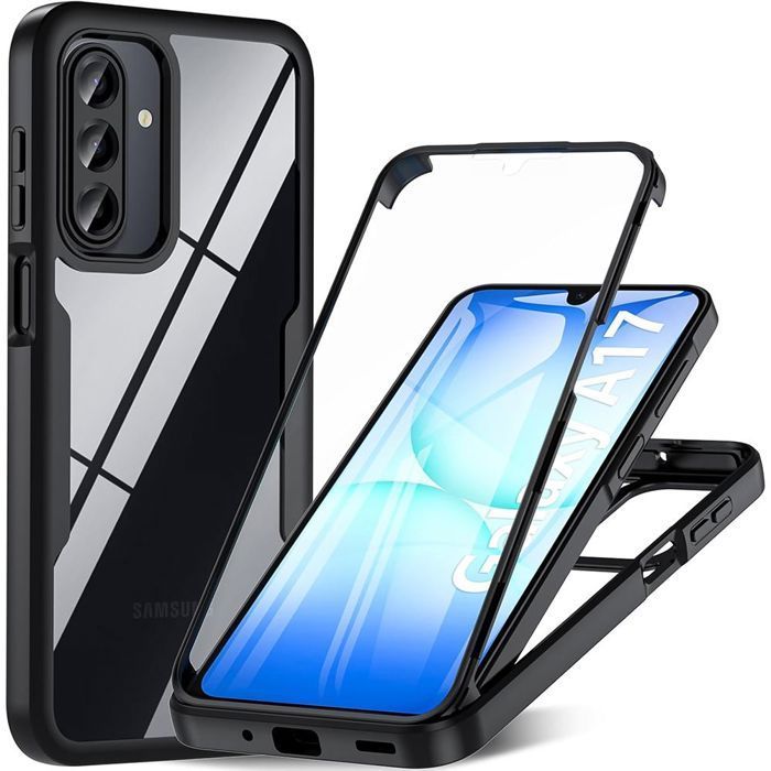 Protective Case - BOOLING - for Samsung Galaxy A17 5G/4G - Hard - Shockproof - Black