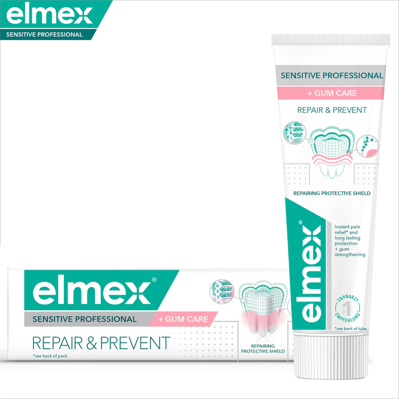 Zubná pasta Elmex Sensitive Professional Repair & Prevent pre citlivé zuby