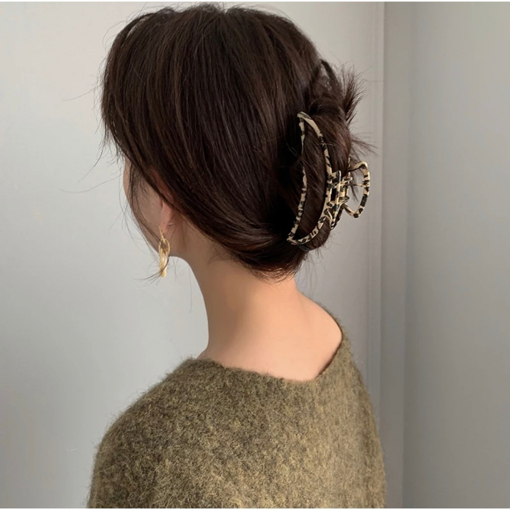 SOHO Léopard Métal Pince Cheveux