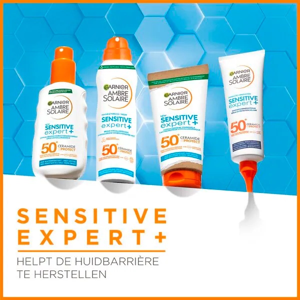 Garnier Ambre Solaire Kids Sensitive Expert+ SPF50+ opaľovacia hmla<br>150 ml