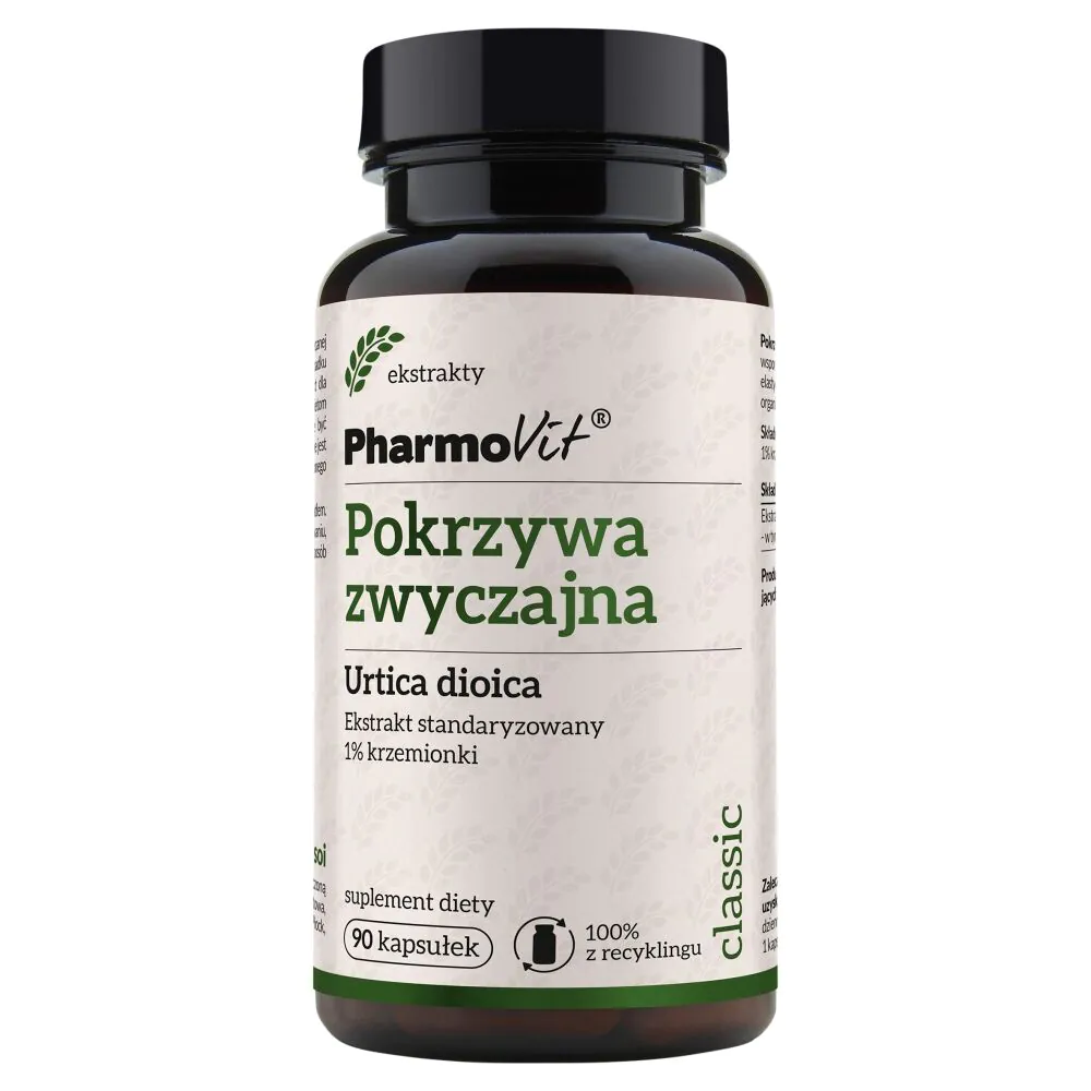 PharmoVit Classic Pokrzywa zwyczajna 350 mg Kapsułki