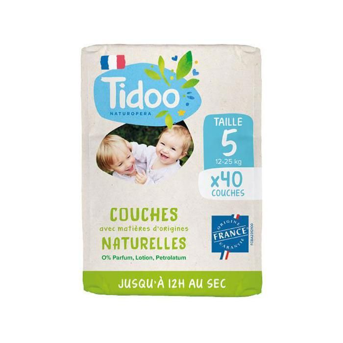 Tidoo Eco-labelled Diaper Size 5 (12-25kg)