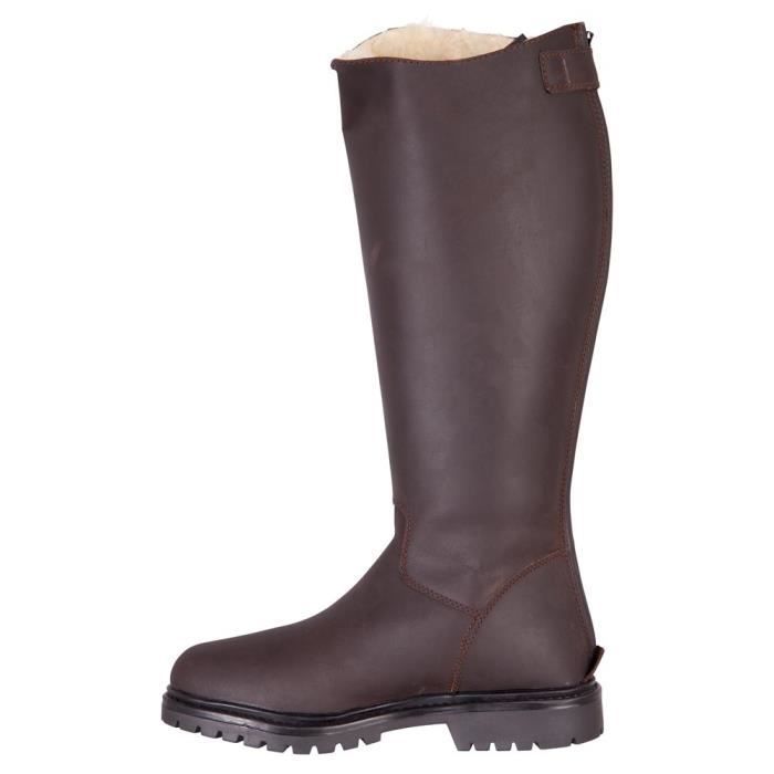 BR Equitation Greenland II Leather Winter Riding Boots - Brown - Size 38