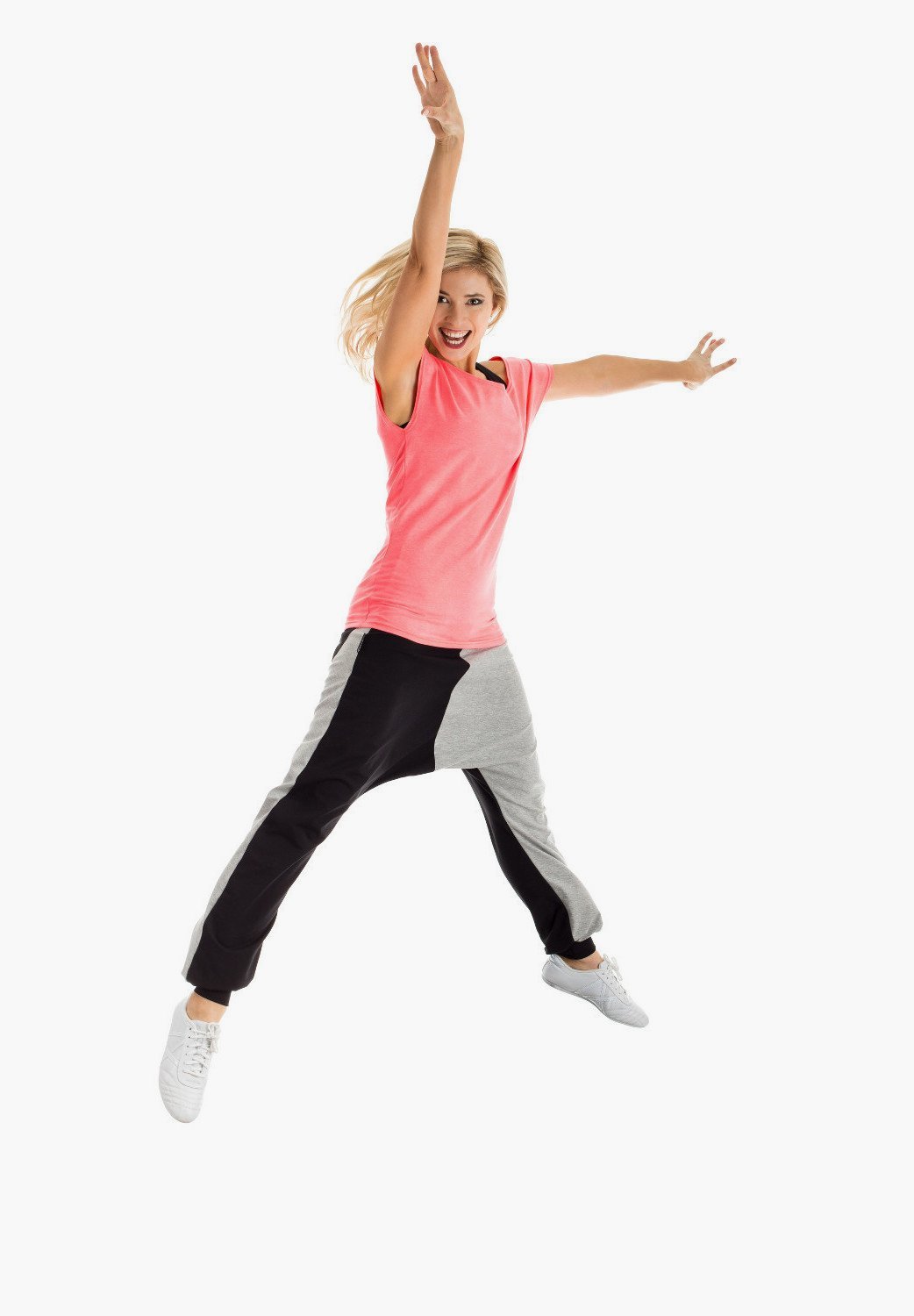 T-shirt imprimé Winshape - corail fluo
