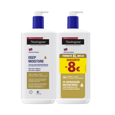 Neutrogena Nourishing Body Lotion Oljepakke 2 x 400 ml