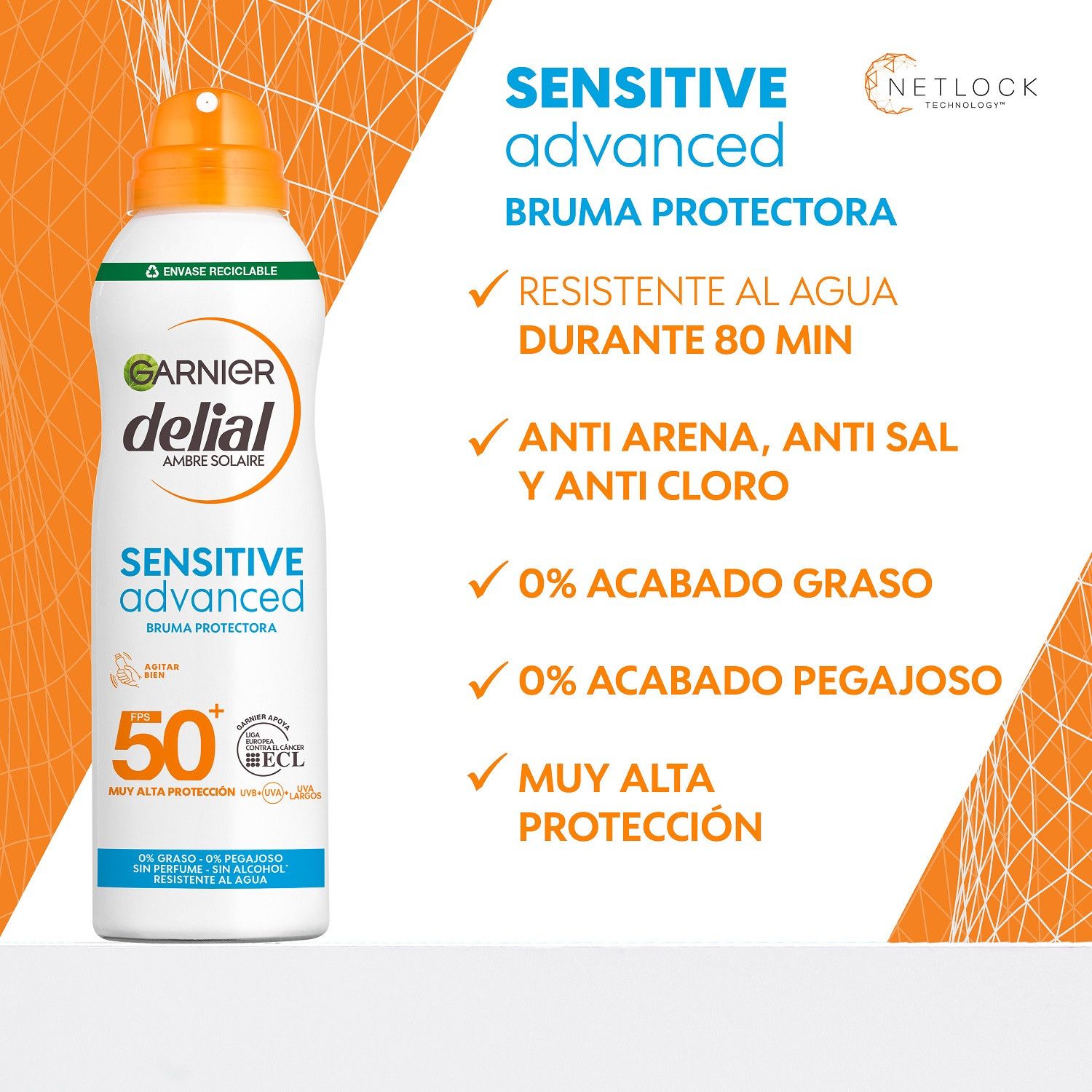 Delial Sensitive Advanced Dry Mist zaščita telesa